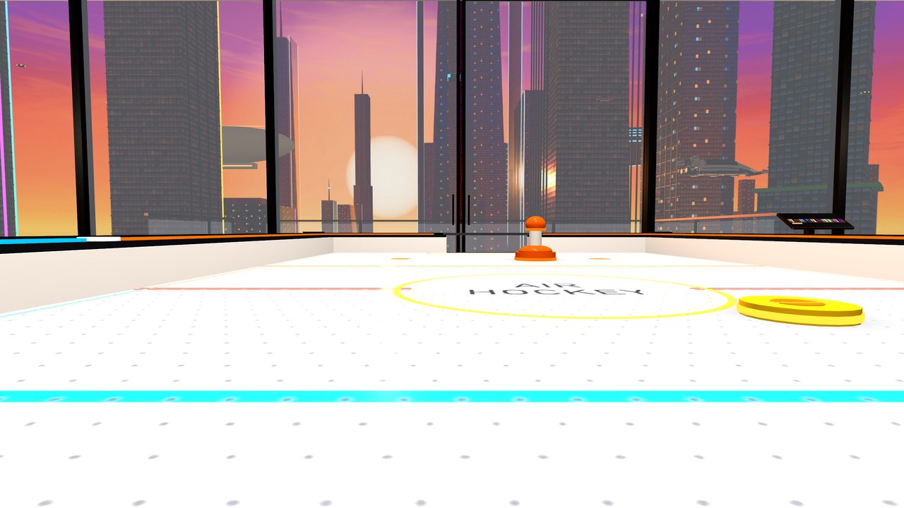A low shot across the puck and the CPU striker